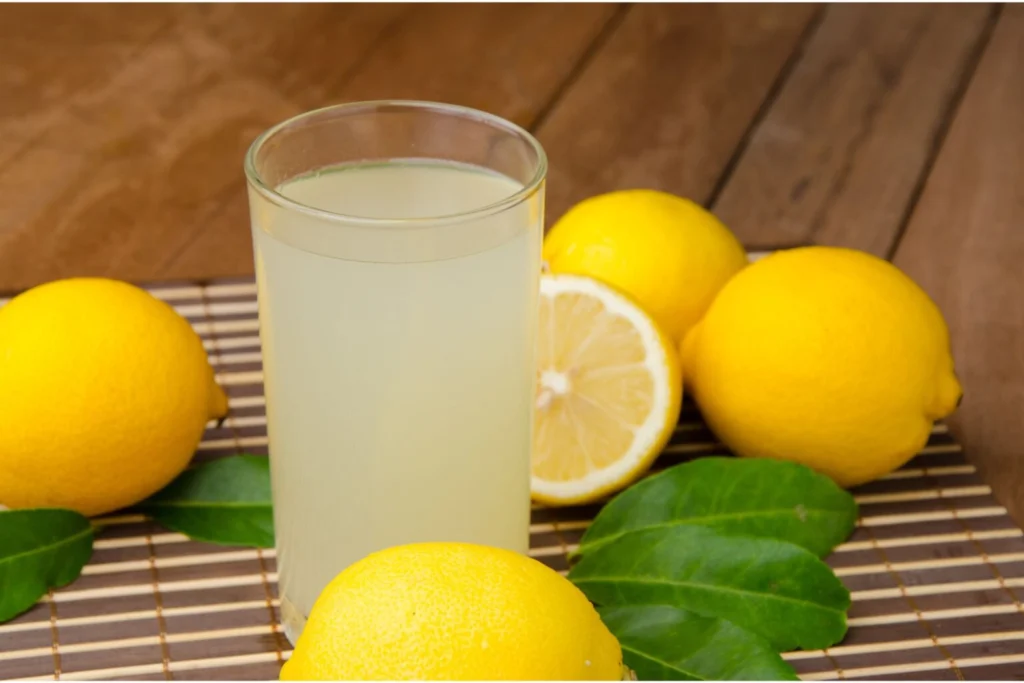 Plain lemon-juice