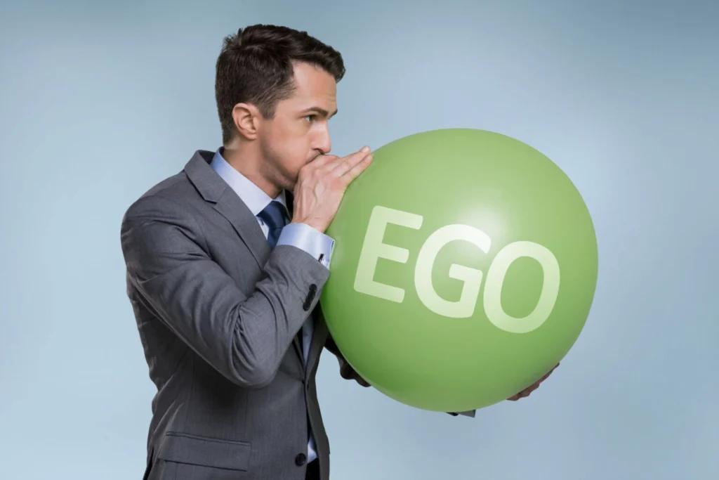 Handling a puffed up ego Handling a puffed up ego